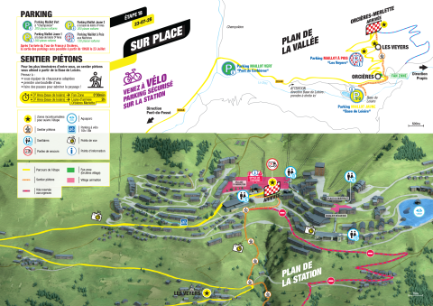 Plan Station Tour de France 